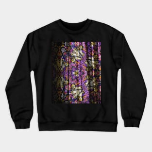 Magic Purple Pattern Curtain Illusion Crewneck Sweatshirt